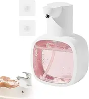 Vgvgaj Automatic Foaming Soap Dispenser | Adjustable Liquid Soap Dispenser | Rechargeable Dishwashing Liquid Container for Bathroom Kitchen Toilet