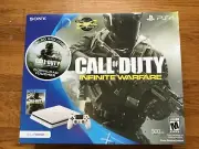 Sony PlayStation 4 Slim Glacier White Console Call of Duty Infinite Warfare PS4