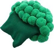 [WOFASHPURET] Funny Broccoli Hat Hats for Men Burger Buns Fluffy Hat Funny Headgear Funny Warming Knitted Hat Novelty Hats Vegetable Hat Funny Knitted Hat Cute Hats for Women Green Acrylic