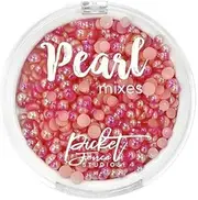 Picket Fence Gradient Flatback Pearls-Bright Pink & Coral -PFPM-100