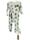 Finn + Emma Long Sleeve Pajamas Footie Monsters Outfit Sleeper 0-3m Sleep Play