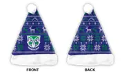 New Zealand Warriors NRL Xmas Christmas Santa Hat Ugly Sweater Design