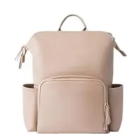 Leather Diaper Backpack for Women,Baby Bag | PU Leather Diaper Backpack Waterproof Reinforced Zippers Pockets Organizer for Laptop for Mom
