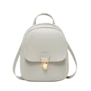 2Pcs Mini Backpack Women PU Leather Shoulder Bag For Teenage Girls Kids Fashion New Small Bagpack Female Ladies School Backpack