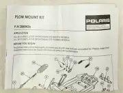 Polaris Plow Mount (Pre-assembled) Part Number - 2880436