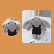Cute Plush Long Ears Rabbit Couple Keychain Soft Stuffed Car Keyring Bag Char CR