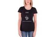 T Rex T Shirt Marc Bolan Dandy Logo new Official Womens Skinny Fit Black