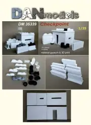 Dan Models 35339 Checkpoint. Gypsum diorama kit 75*120mm H=85mm 1/35
