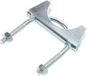 HORIALENCE U Bolt Clamp Heavy Duty Exhaust Clamp for Pipes Leakproof Design High Strength Construction for Automotive and Industrial Applications