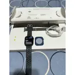 APPLE WATCH S8 45MM (黑色) 保固2024/12/13 配件:原盒裝、原廠錶帶、充電線(如圖)