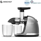 AMZCHEF Cold Press Juicer Slow Juicer Fruit Vegetable Masticating Extractor 150W