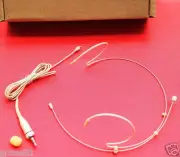 Replaceable Connector Headset Headworn Hook Microphone for Sennheise G1 G2 G3