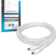 Litcessory Power to Controller Extension Cable for Philips Hue Lightstrip Plus/Gradient LightStrip (7.5m, 1 Pack, White)