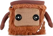8BPLUS Bouldering Rock Climbing Chalk Bag, Opening 4.9 inches (12.5 cm) (BOBO) Shy at First But Actually Sociable! Bobo Top Drawstring Closure, Belt & Carabiner Included, Brown 8B+101016 [Genuine]