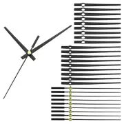 10 Set Clock Hands Kit Clock Hands Clock Mechanism Movement Aluminum Black A12