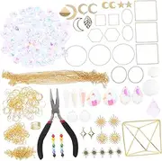 Milisten 1 Set DIY Suncatcher Making Kit for Adults Stained Craft for Relaxation and Home Decor Unique Outdoor Hanging Ornaments for Creative Projects