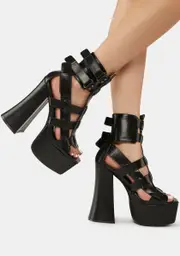 [Lemon Drop by Privileged] Glorify Platform Sandals