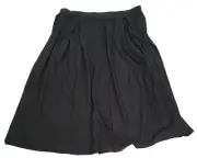 ASOS Skirt Curve Womens Plus Size 16 Flowy 29" Midi Black