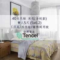 在飛比找蝦皮購物優惠-台灣製造 TENCEL 天絲40支 雙人床包(5尺) 天絲床