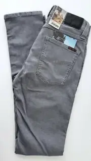 NUDIE JEANS Lean Dean NEW Women's Jeans Size 26x32 Grey RRP $249