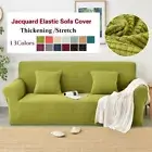 Thick Jacquard Sofa Covers for Sectional L-shape Elastic Couch Covers Armchair