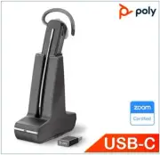 Plantronics/Poly Savi 8245 UC,DECT Headset, USB-C, Convertible,Wireless, Unli...