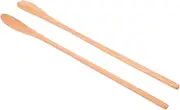 MOTHNUR 2pcs Wooden Spoon Honey Spoon Wooden Utensils Wood Teaspoon Long Teaspoons for Stirring Wood