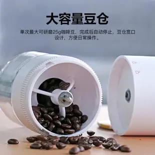 usb無線磨咖啡豆機電動磨豆機電動研磨家用意式磨豆機一體機小型