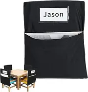 Chair Storage Pockets,Seat Chair Storage Pocket - School Supplies With Name Tags For School Home Classroom
