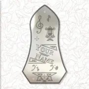 Mono-Plak Gretsch-Sized Truss Rod Cover-USA Made! Custom Engraving-Nickel