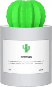 Mini Humidifier, 280Ml USB Cool Mist Portable Cactus Air Humidifier, Ultra-Quiet