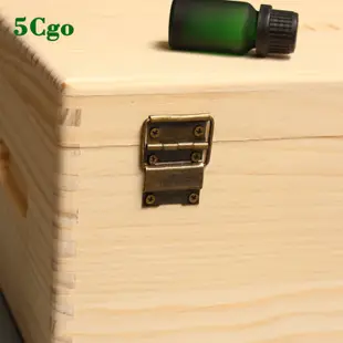5Cgo【樂趣購】15ML精油收納盒 雙層 66格木盒精油盒實木精油盒內格收納盒子低調奢華收納盒535798005580