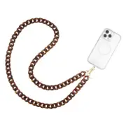 Case-Mate Tortoiseshell Crossbody Chain Holder Strap For Universal Mobile Phones