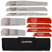 32-Pieces Reciprocating Saw Blades Set – Premium Quality Blades Metal