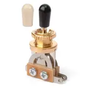 GoldenAge Double-Pole 3-Way Metric Toggle Switch, Gold