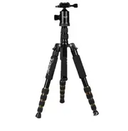 Z699 Portable Professional Travel Aluminium Material Tripod Monopod with Ball Head for Digital Camera
