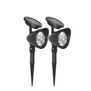 L49 2 PCS White Light LED Solar Power Lamp