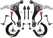Front Lower Control Arm Ball Joint Tie Rod End Link 14pcs Suspension Compatible For Hyundai Sonata 2006 2007 2008 545003K000