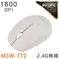 在飛比找博客來優惠-INTOPIC 2.4GHz飛碟無線光學滑鼠(MSW772)