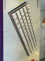 Cooler Master SK620 Wired Mechanical Low Profile Gaming Keyboard Silver White
