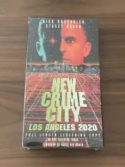 New Crime City (VHS, 1994) Stacey Keach BRAND NEW SCREENER