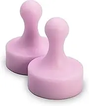 Cotton Candy Pink Pawn Shaped Neodymium Magnets - Set of 2 - Super Strong Rare Earth Magnets for Whiteboard, Glass Board, Fridge, Map, Calendar | Heavy Duty, Decorative, Multipurpose Magnets