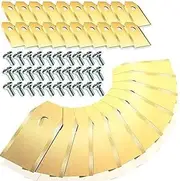 30 x Titanium Blade Blades for Husqvarna Automower Blades for Yardforce/Gardena Robotic Lawnmower (3 g - 0.75 mm) with Replacement Blade for Robotic Lawnmower Replacement Blades