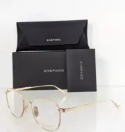 Brand New Authentic Chopard Eyeglasses VCHC 55 0349 52mm Gold Frame VCHC55S