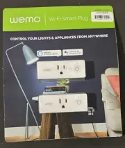 WeMo F7C063 WiFi Smart Plug with Alexa, Google Assistant and Apple Homekit -...