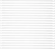 HORIALENCE 20pcs Metal Folder Rails with Clips for Efficient File Organization Space Saving Hanging File System for Office Home and School Storage