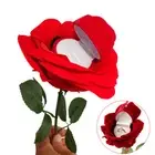 Unique Rose Ring Display Box Proposal Ring Holder Floral Engagement Ring Box SFW