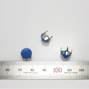 100pcs Cone studs Diameter 3/8"(9mm) DIY Rock Punk stuffs blue converse reform