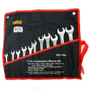 11 pc Metric Combination Wrench Set 8 - 24 mm Spanner Tool 12 Point Drop Forged