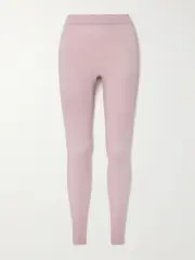 [Loro Piana] Loro Piana - Alpe Otro Wool-blend Leggings - Lilac - medium medium Purple